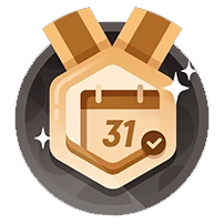 徽章-尊贵的签到狂魔-守约者博客